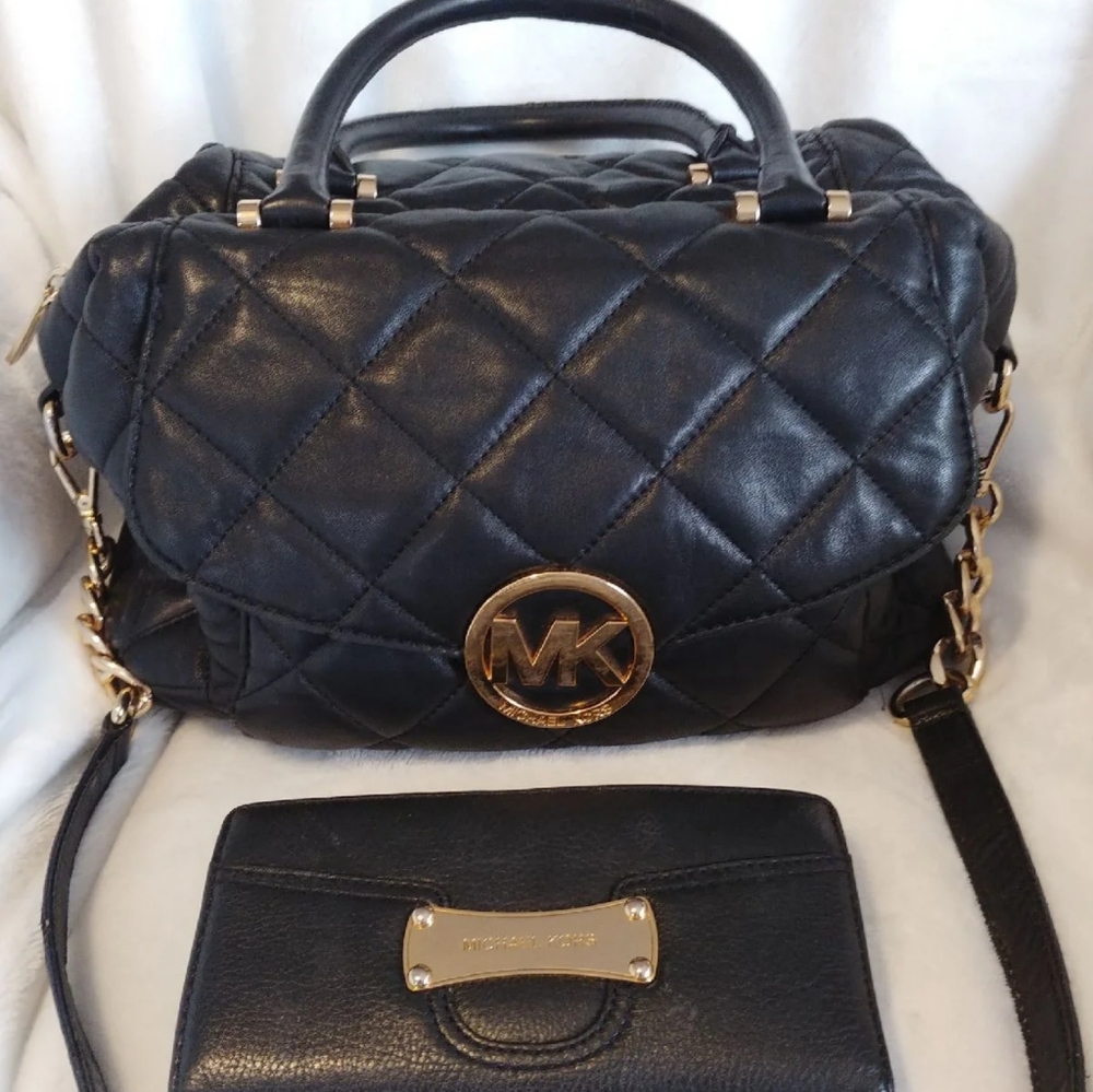 Michael Kors Fulton Quilted Bag & Wallet Dust Bag